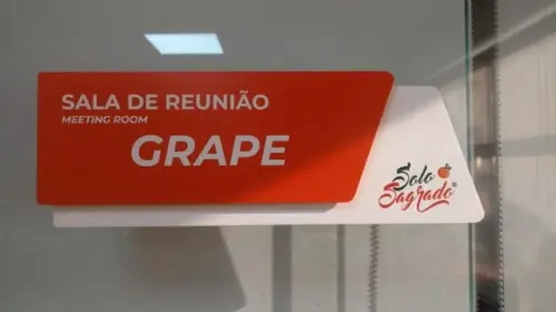 Placa de Identificação de Sala - Modelo Onix