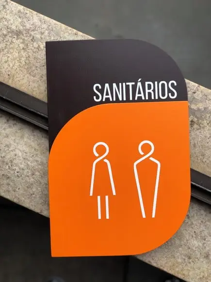 Placa de Identificação de Sala - Modelo Pirita