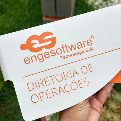 Placa de Identificação de Sala - Modelo Sodalita