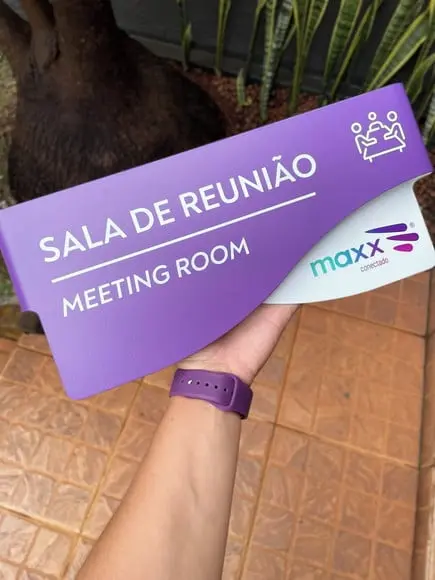 Placa de Identificação de Sala - Modelo Sodalita