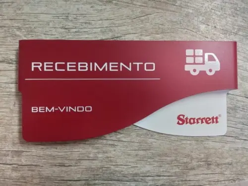 Placa de Identificação de Sala - Modelo Sodalita