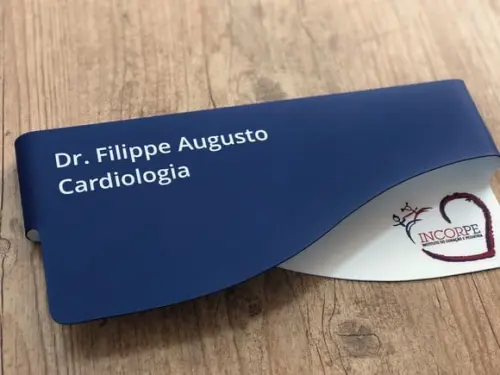 Placa de Identificação de Sala - Modelo Sodalita