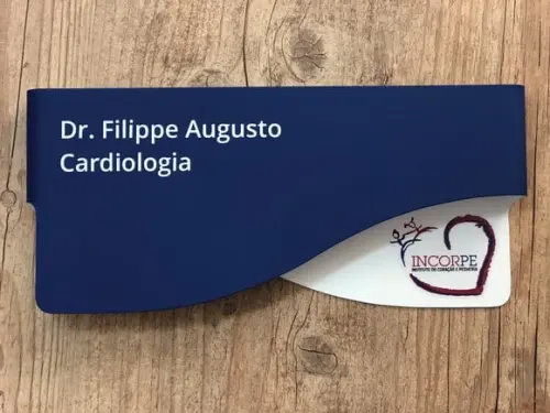 Placa de Identificação de Sala - Modelo Sodalita