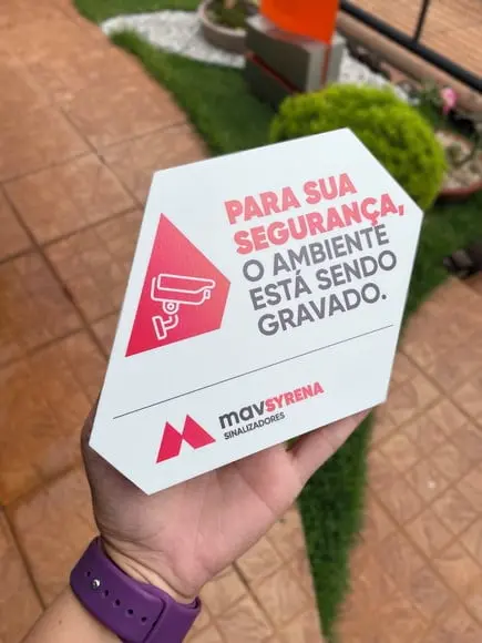 Placa de Identificação de Sala-modelo Caulim 18x13