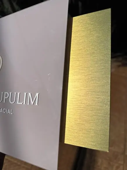 Placa de Identificação de Sala-modelo Topázio Acrílico 40x23