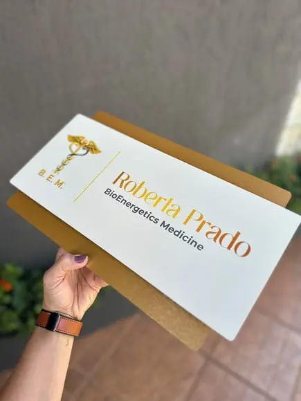 Placa de Identificação de Sala-modelo Topázio Acrílico 40x23
