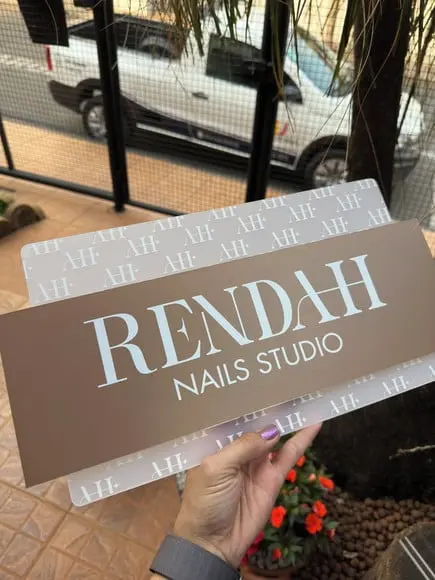 Placa de Identificação de Sala-modelo Topázio Acrílico 42x24