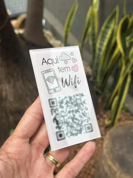 Placa de Pix - Modelo Mini
