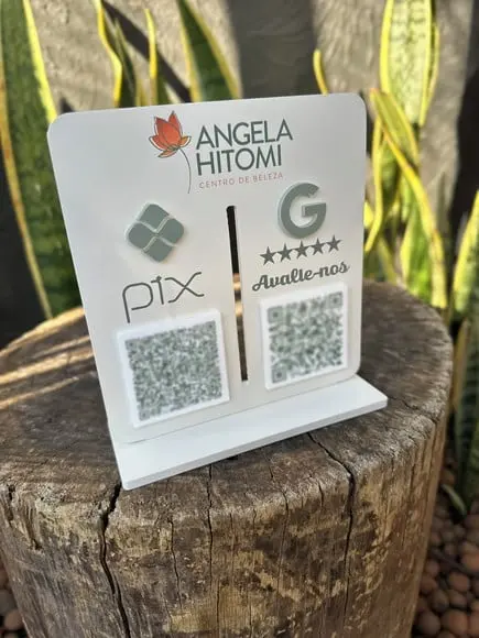Placa de Pix - Personalizada 1 - Angelica Hitomi
