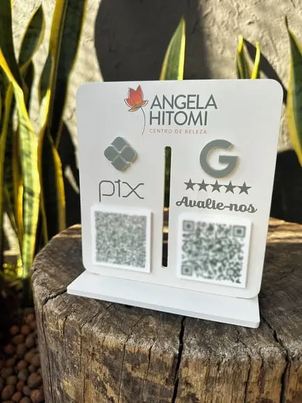 Placa de Pix - Personalizada 1 - Angelica Hitomi