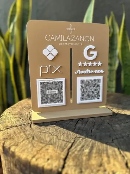 Placa de Pix - Personalizada 1 - Camila Zanon