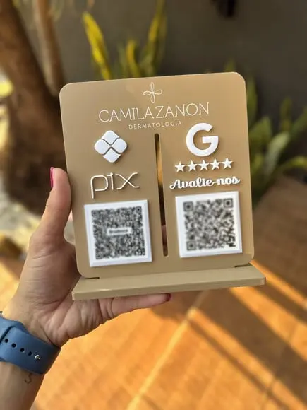 Placa de Pix - Personalizada 1 - Camila Zanon