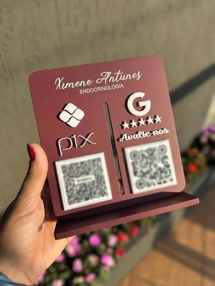 Placa de Pix - Personalizada 1 - Kimene Antunes