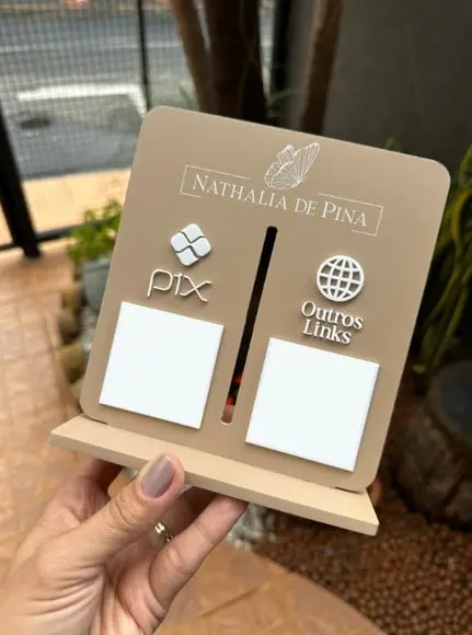 Placa de Pix - Personalizada 1 - Nathalia de Pina