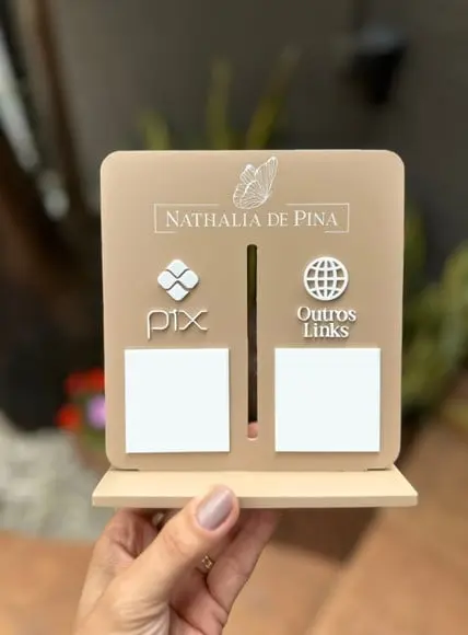 Placa de Pix - Personalizada 1 - Nathalia de Pina