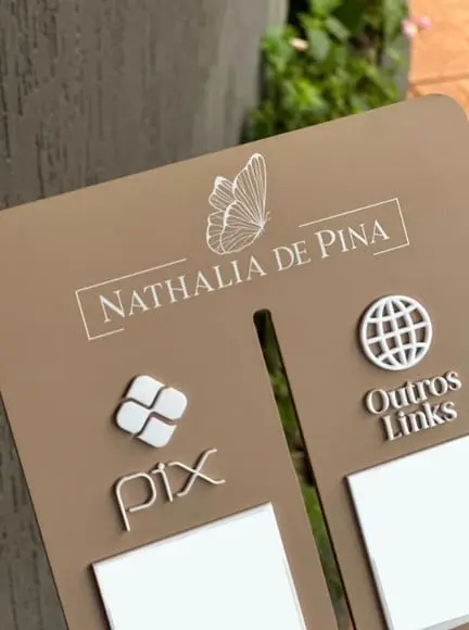 Placa de Pix - Personalizada 1 - Nathalia de Pina