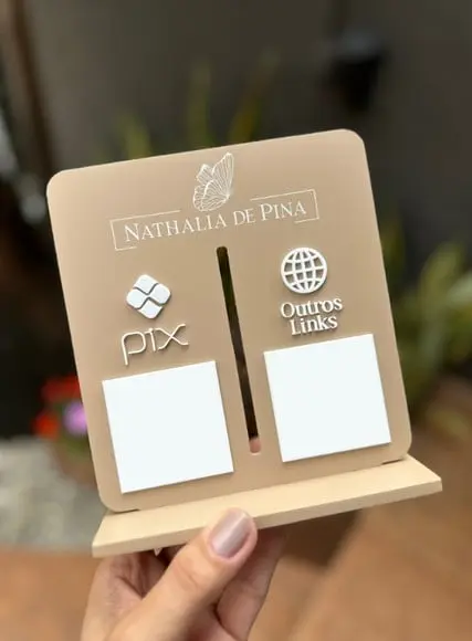 Placa de Pix - Personalizada 1 - Nathalia de Pina
