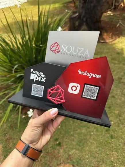 Placa de Pix - Personalizada 11 - Souza Assessoria Contabil