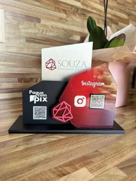 Placa de Pix - Personalizada 11 - Souza Assessoria Contabil