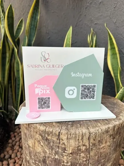 Placa de Pix - Personalizada 11 - Sabrina Guilger