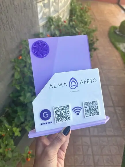 Placa de Pix - Personalizada 13 - Alma Afeto