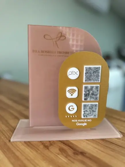 Placa de Pix - Personalizada 2 - Dra. Rosielle
