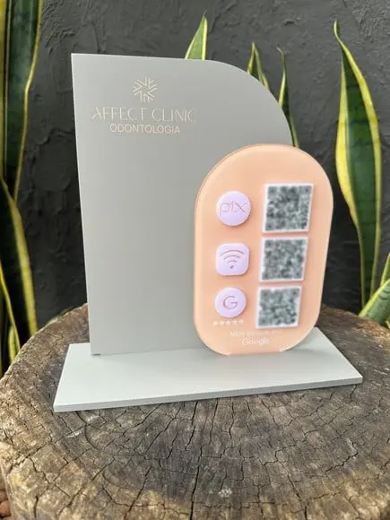 Placa de Pix - Personalizada 2 - Affect Clinic