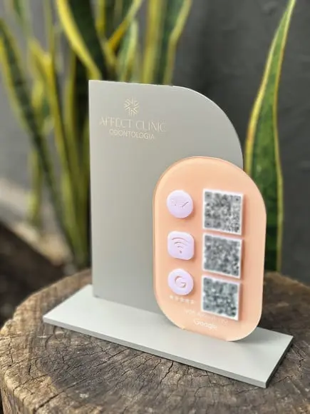 Placa de Pix - Personalizada 2 - Affect Clinic