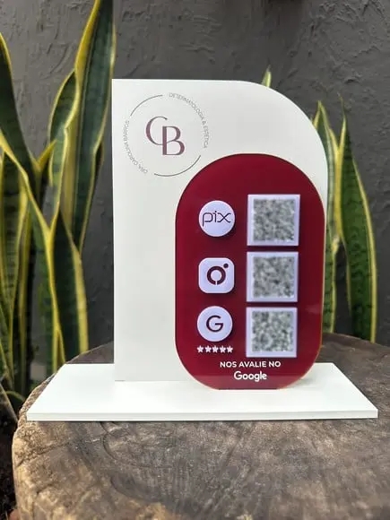 Placa de Pix - Personalizada 2 - Cb