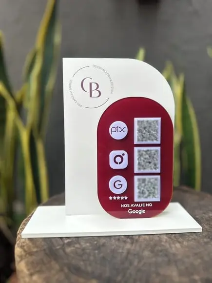Placa de Pix - Personalizada 2 - Cb