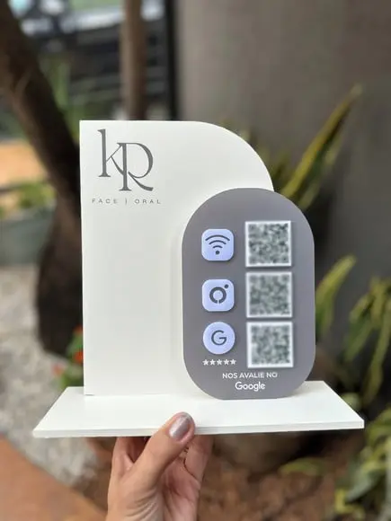 Placa de Pix - Personalizada 2 - Kr Face Oral