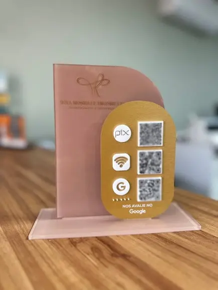 Placa de Pix - Personalizada 2 - Dra. Rosielle