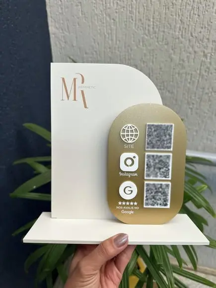 Placa de Pix - Personalizada 2 - Mr Aesthetic