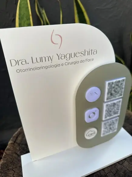 Placa de Pix - Personalizada 2-dra Lumy Otorrinolaringologia