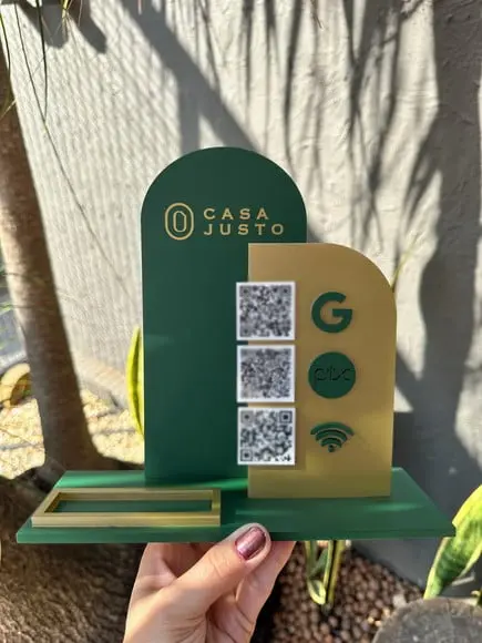 Placa de Pix - Personalizada 4 - Casa Justo