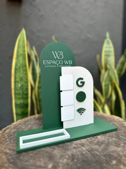 Placa de Pix - Personalizada 4 - Espaço Wb