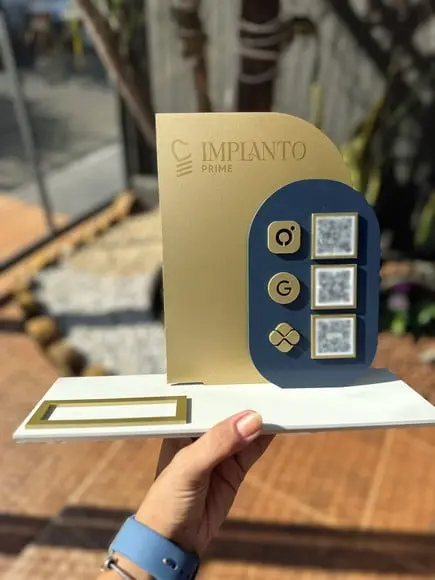 Placa de Pix - Personalizada 4 - Implanto Pime