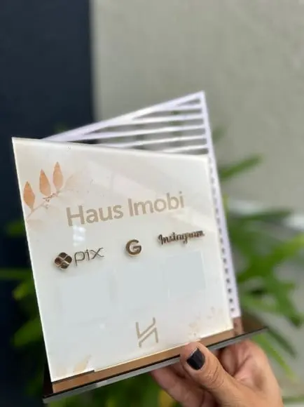 Placa de Pix - Personalizada 7 - Haus Imob