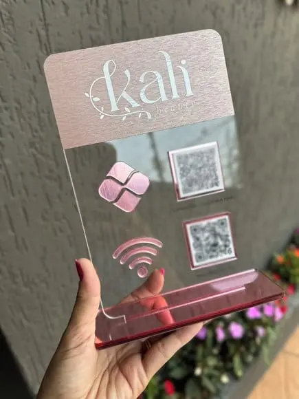 Placa de Pix - Personalizada 8 - Kali