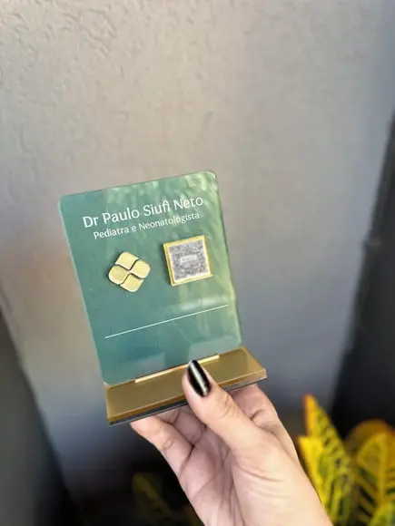 Placa de Pix - Personalizada 8 - Dr Paulo Pediatra