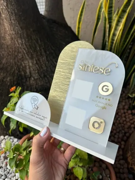 Placa de Pix - Personalizada 9 - Sintese