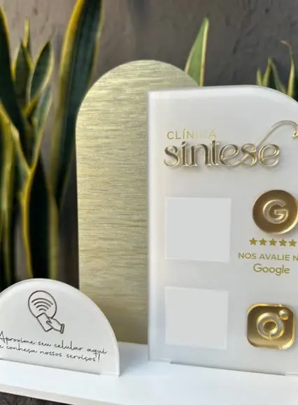 Placa de Pix - Personalizada 9 - Sintese