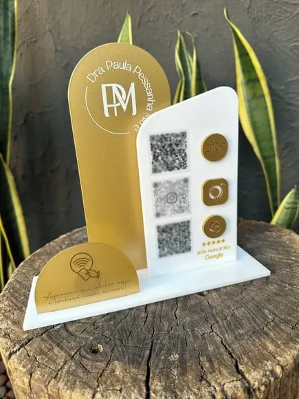 Placa de Pix - Personalizada 9 - Dra. Paula Pessanha