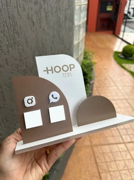 Placa de Pix - Personalizada 9 - Hoop Prime Clinic