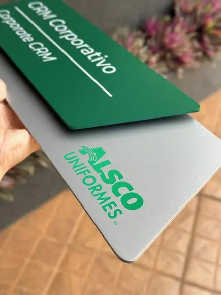 Placa de Sala - Modelo Onix Formato Personalizado 45x15