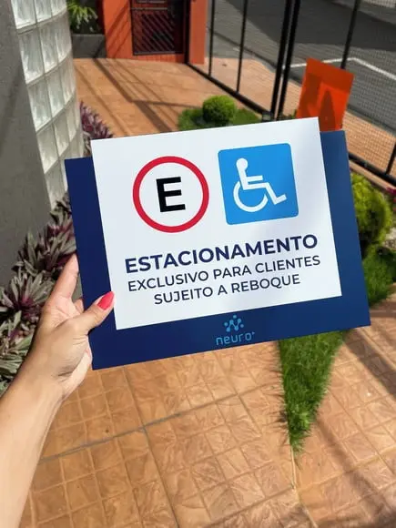 Placa Identificação de Sala - Modelo Ágata 32x26