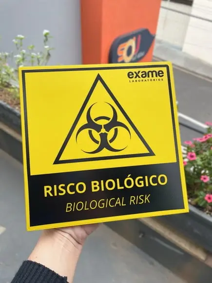 Placa Identificação de Sala - Modelo Caulim