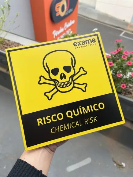 Placa Identificação de Sala - Modelo Caulim