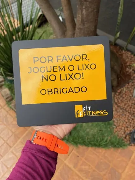 Placa Identificação de Sala - Modelo Caulim