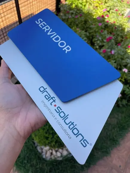 Placa Identificação de Sala - Modelo Cianita